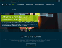 Tablet Screenshot of eacsoluciones.com